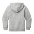 CISD Light Heather Gray Full Zip Hood Youth