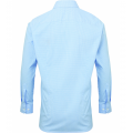 Men's Gingham Shirt Light Blue/White