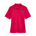 Women's Red Harriton Polo