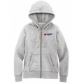 Women's CISD Heather Gray Full Zip Hood