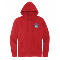 CISD Red Full Zip Hood