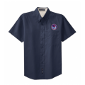 Men's Easy Care Navy Oxford
