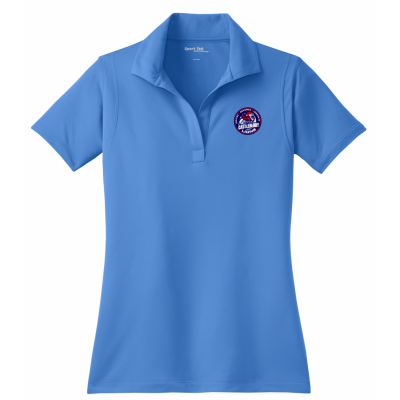 Women's Sport-Wick Lake Blue Polo