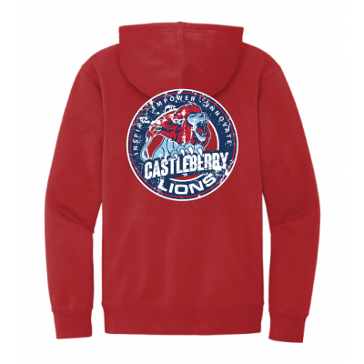 Castleberry Lions Red Hoodie