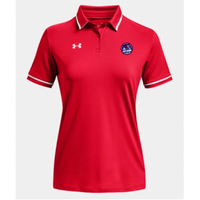 Women's UA Red/White polo