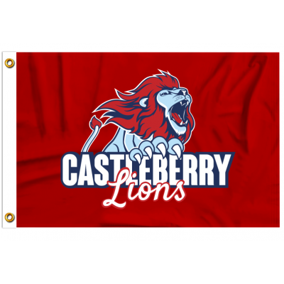 Red Castleberry Flag