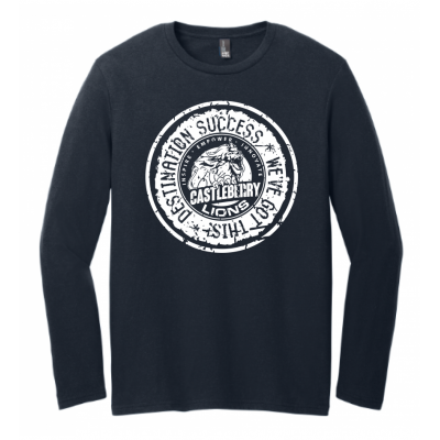 Unisex We've Got This Navy LS