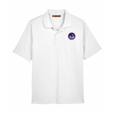 Men's White Harriton Polo