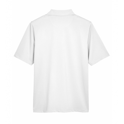 Men's White Harriton Polo