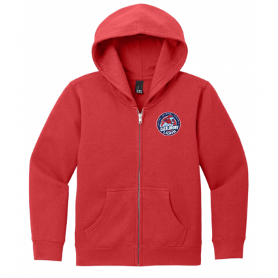 CISD Red Full Zip Hood Youth