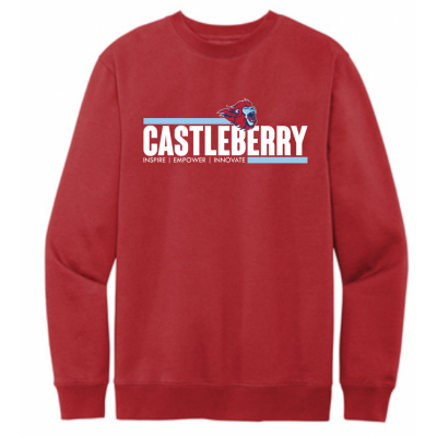 Inspire Empower Innovate Red Crewneck