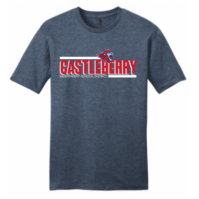 Castleberry 3D ISD Navy Tee