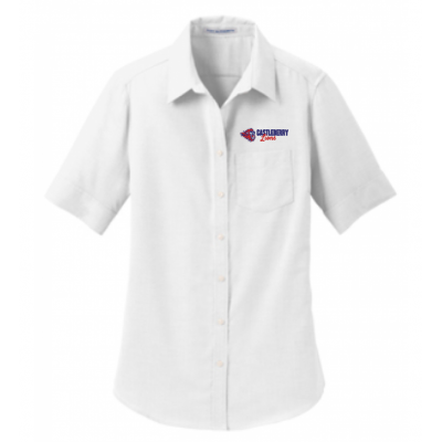 Women's White Oxford SS