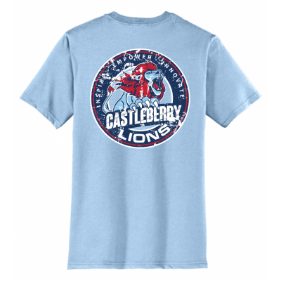 Unisex Castleberry Lions Light Blue SS