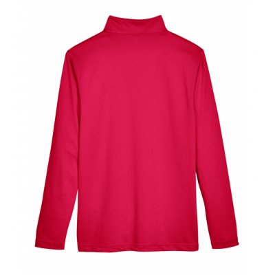 Men's Red Harriton Quarter Zip