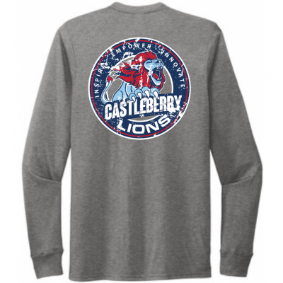 Castleberry Lions Gray LS