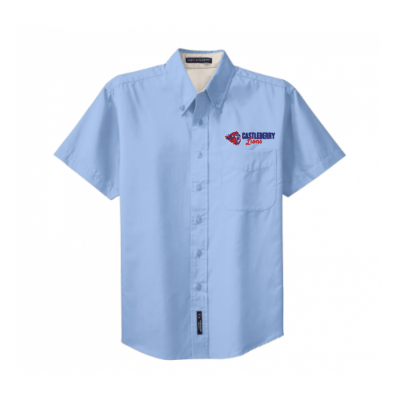 Men's Easy Care Light Blue Oxford
