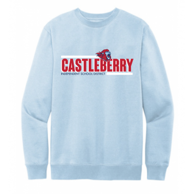 Castleberry ISD Light Blue Crewneck