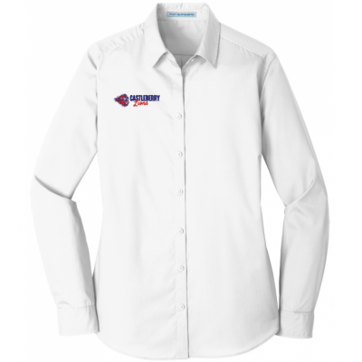 Women's LS Poplin Dress Shirt 2