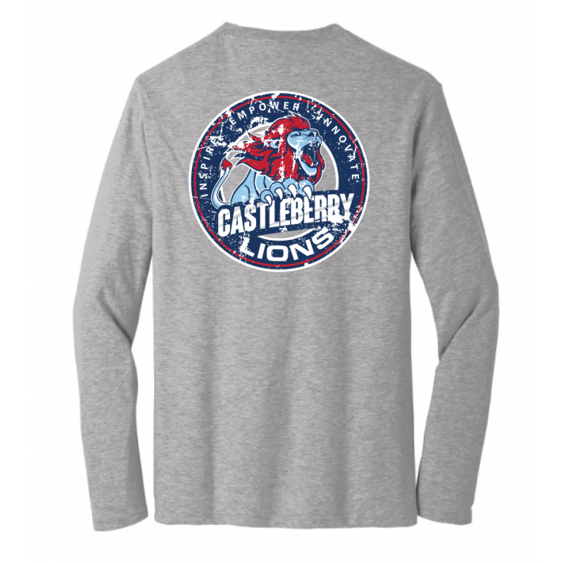 Unisex Castleberry Light Gray LS