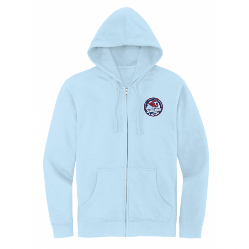 CISD Light Blue Full Zip Hood