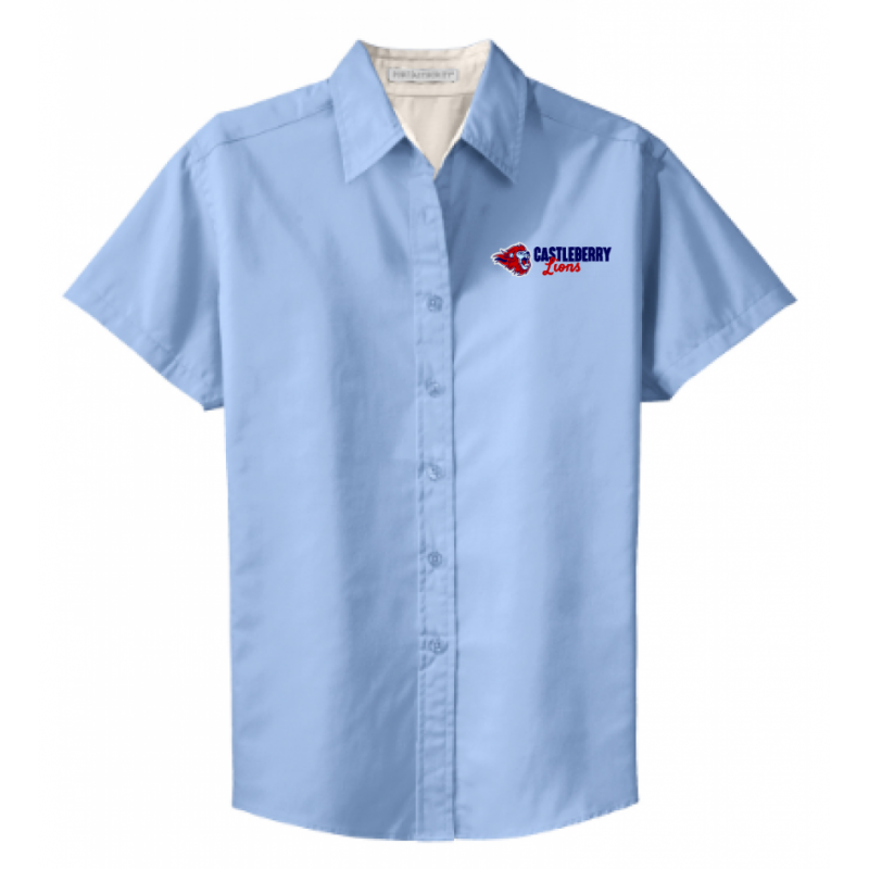 Women's Easy Care Light Blue Oxford