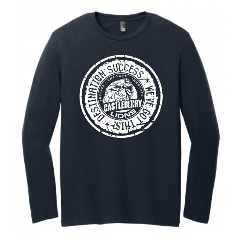 Unisex We've Got This Navy LS