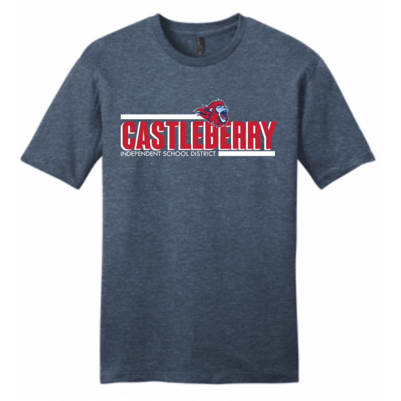 Castleberry 3D ISD Navy Tee