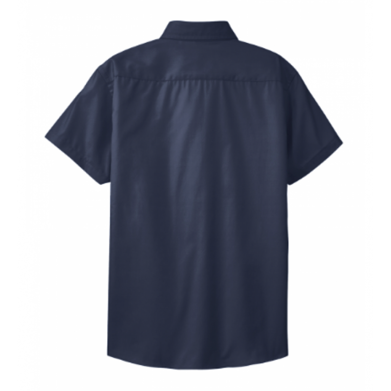 Women's Easy Care Navy Oxford