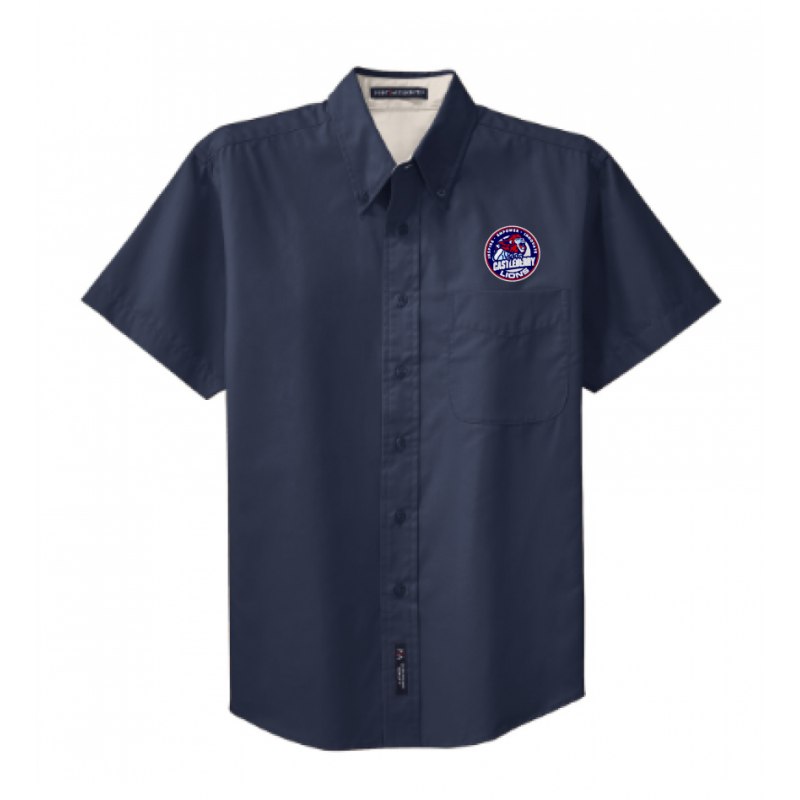 Men's Easy Care Navy Oxford