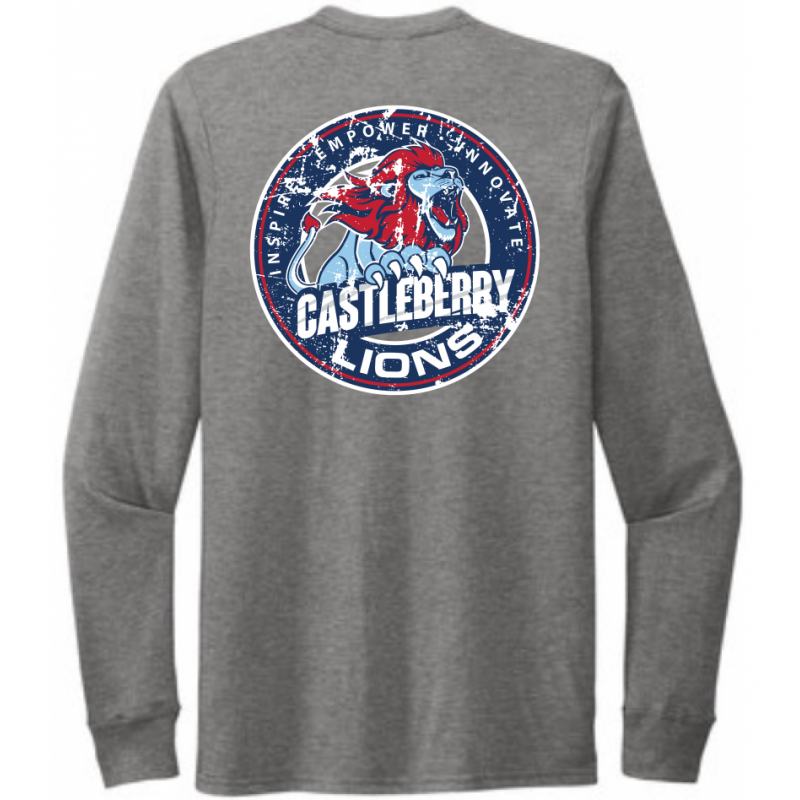 Castleberry Lions Gray LS
