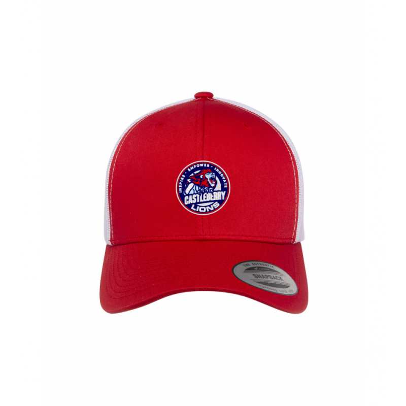Unisex Red/White CISD Trucker