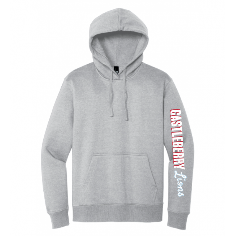 Castleberry Lions Heather Gray Heavyweight Hoodie
