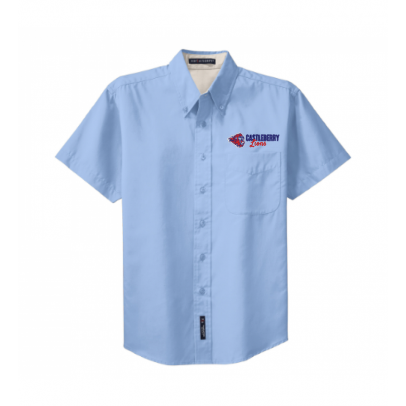 Men's Easy Care Light Blue Oxford